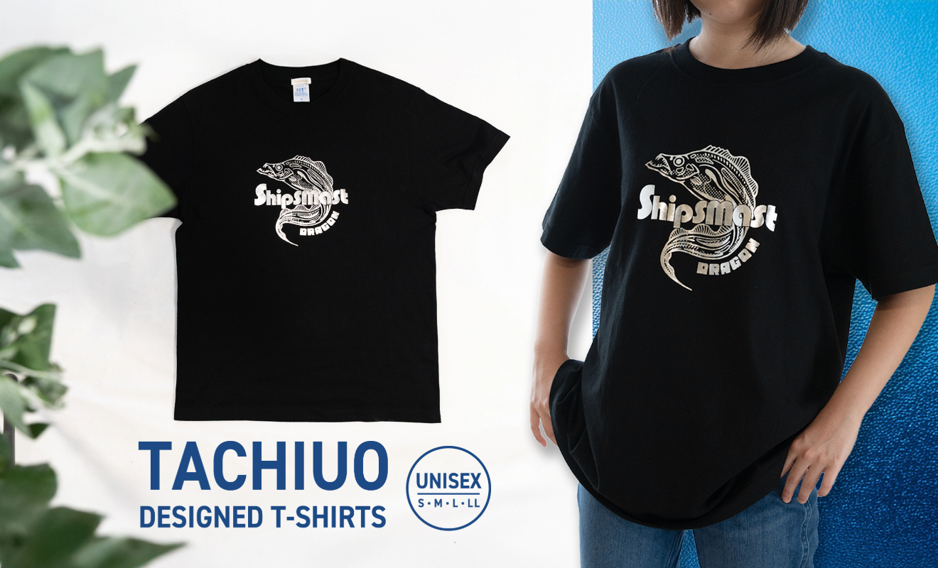 Shipsmastからあの完売Tシャツ！タチウオブラックTシャツがリバイバル